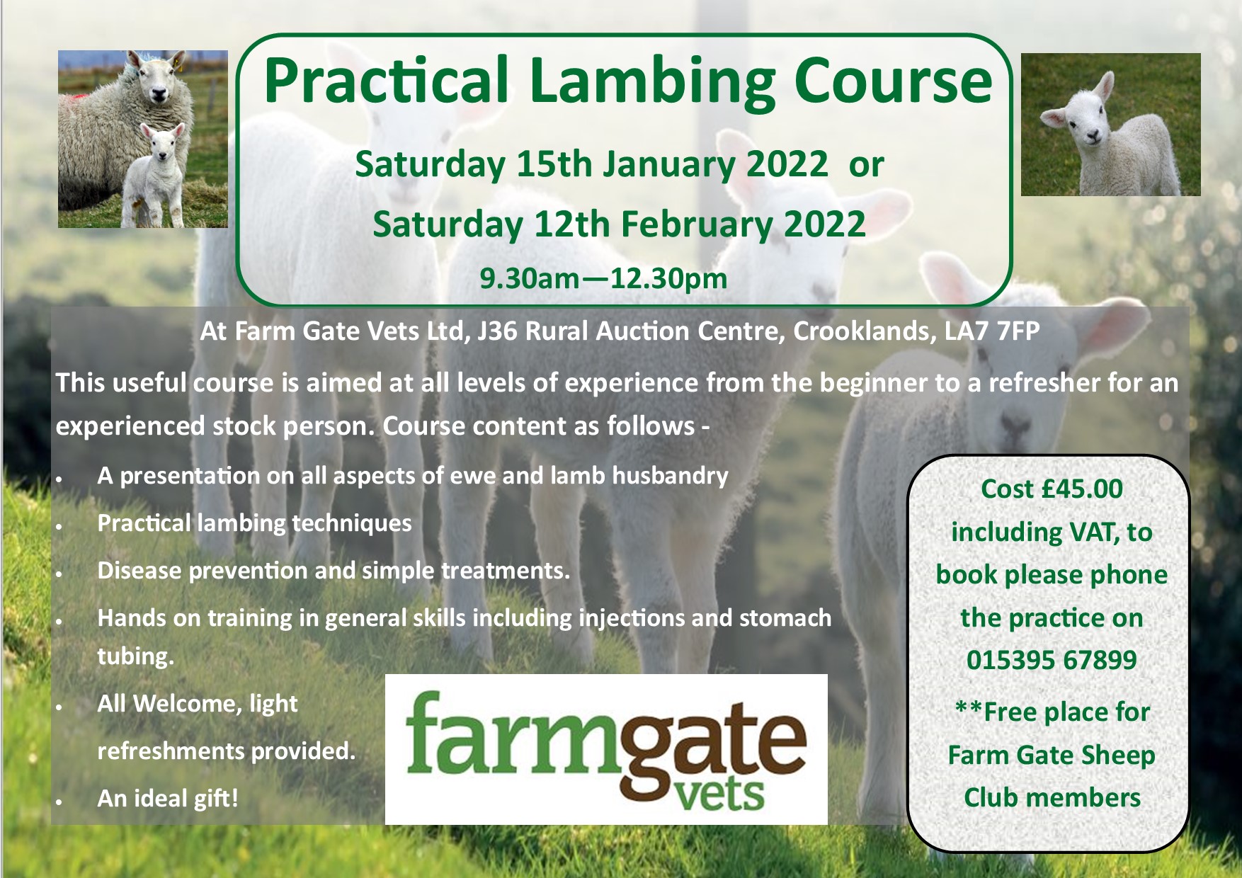 Practical Lambing Course 